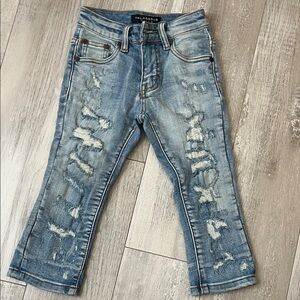 Valankids Blue Distressed Kids Jeans